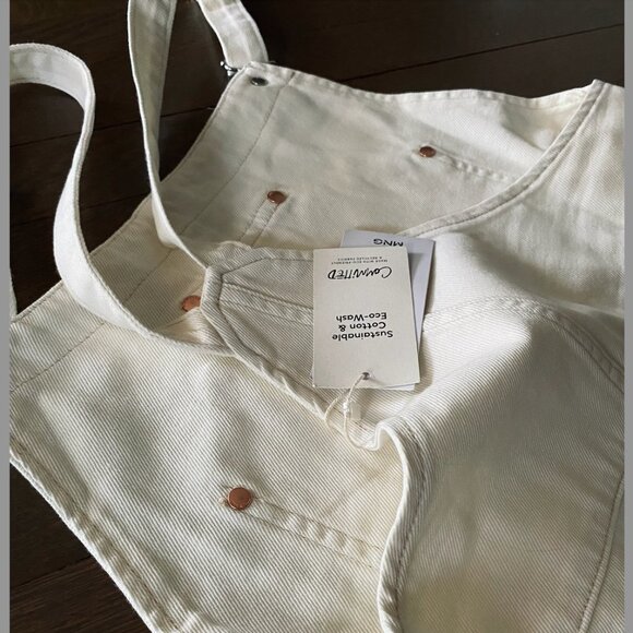 NWT white Mango dungarees - Picture 7 of 10
